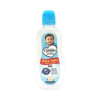 CUSSONS BABY OIL MILD&GENTLE 50ML+50ML