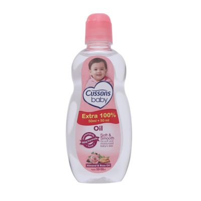 CUSSONS BABY OIL SOFT&SMOOTH 50ML + 50ML