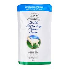 LEIVY DOUBLE MOISTURISING SHOWER CREAM GOATS MILK REFF 450ML